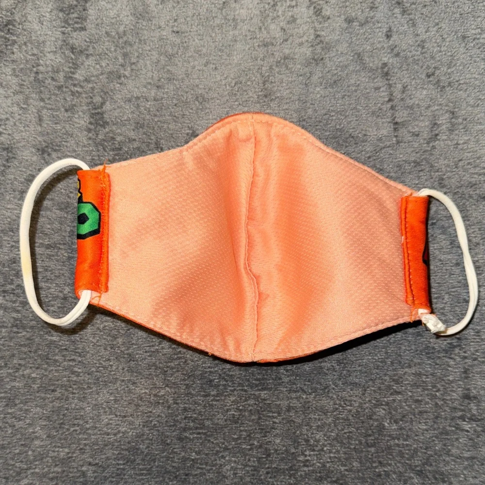 Super Mario Orange Kids Face Mask